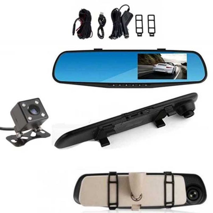 Lcd огледало за задно виждане + камера за задно виждане- парктроник