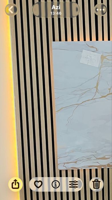 Panou decorativ din PVC ,imita marmura,