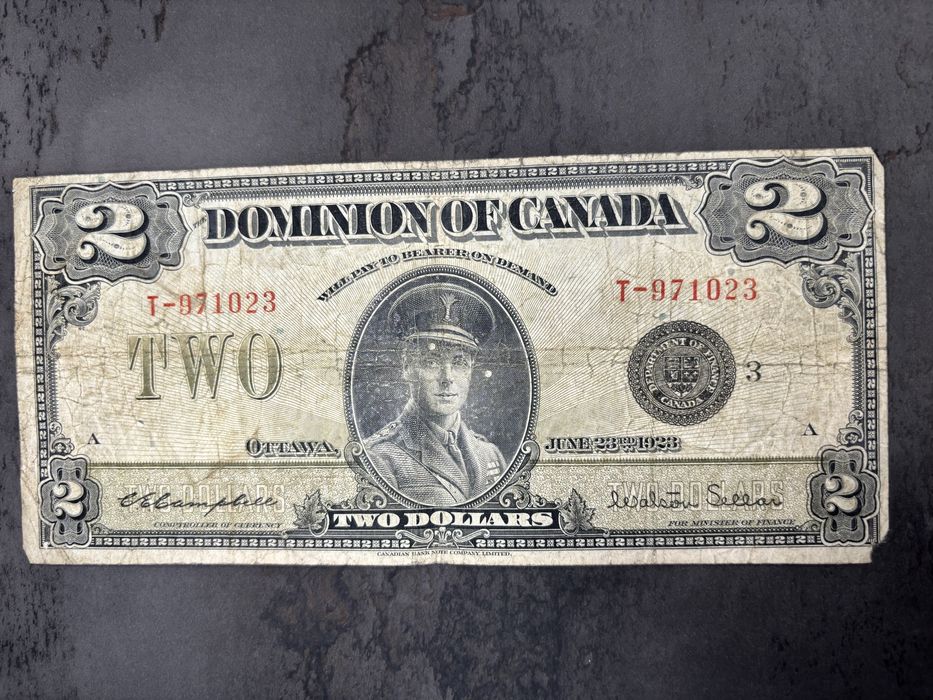 Стари Канадски банкноти