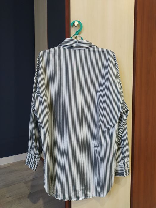 женская рубашка в полоску