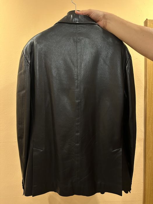 Кожено яке от естествена агнешка кожа