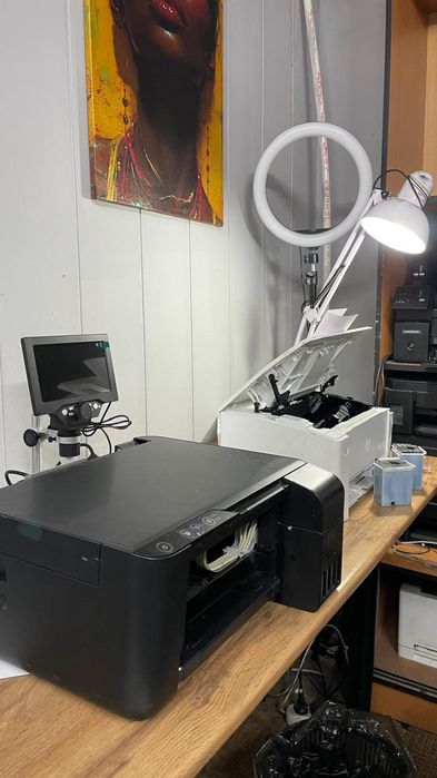 Ремонт принтеров. Заправка картриджей