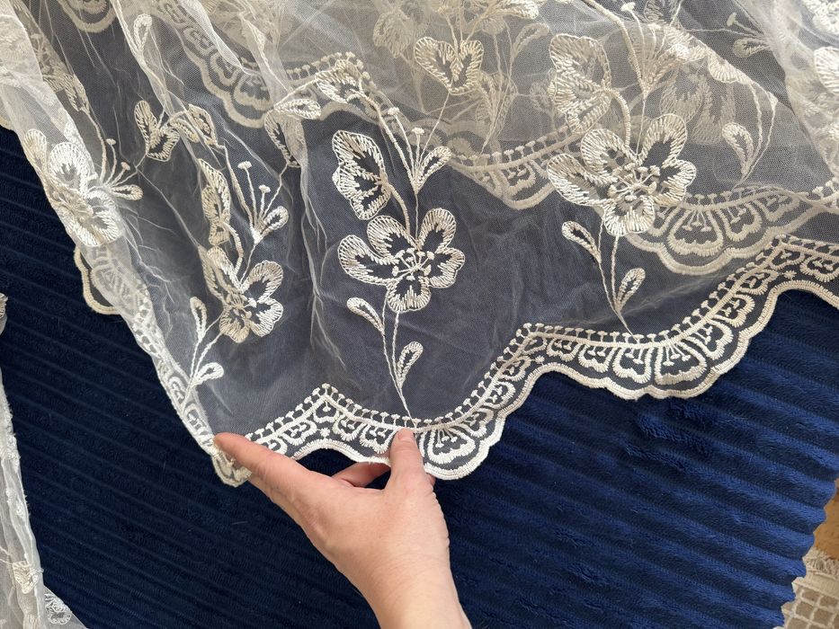 Тюль шторы кружевные