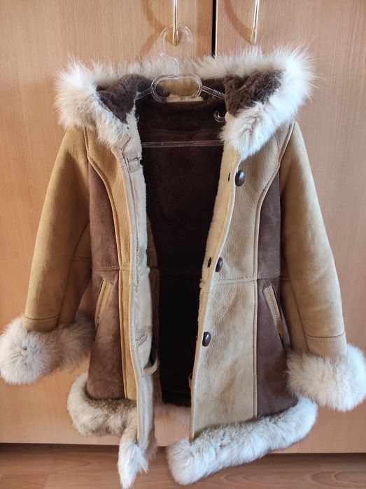 Дублёнка для девочки