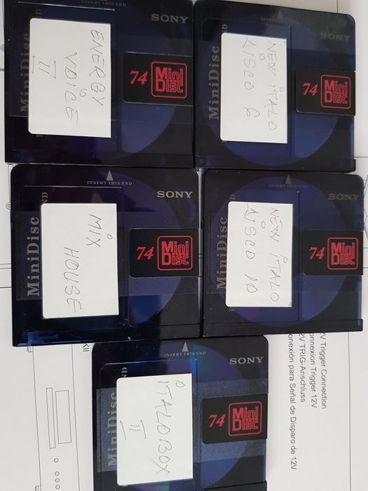 Minidiscuri audio TDK/Sony