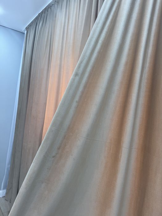 Продам коричневые шторы