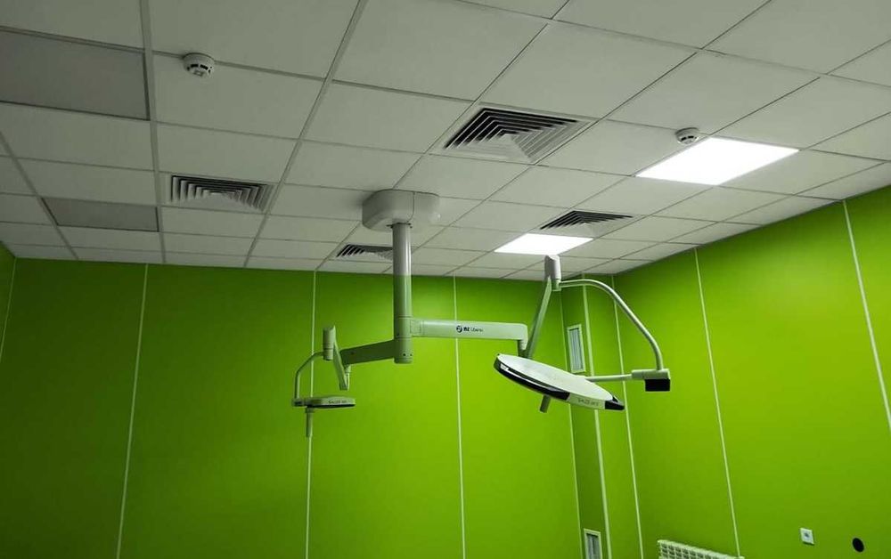 Медицинский HPL, панели для операционных стен и лабораторий.