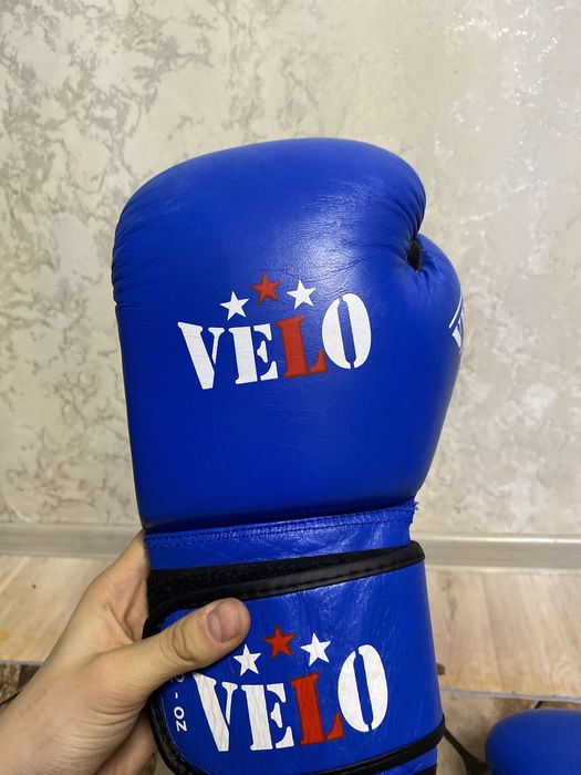 Перчатка вело синий