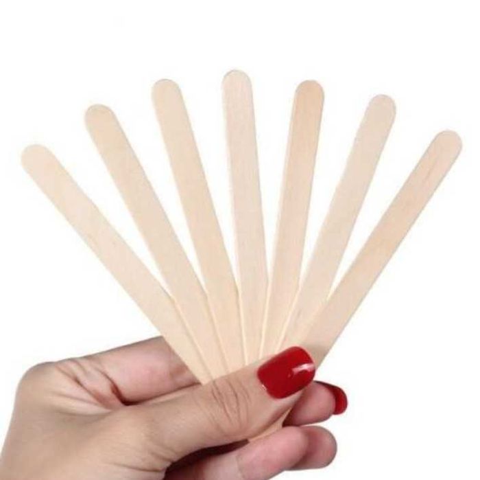 Set Spatule de Lemn pentru Epilare, 50 de bucati