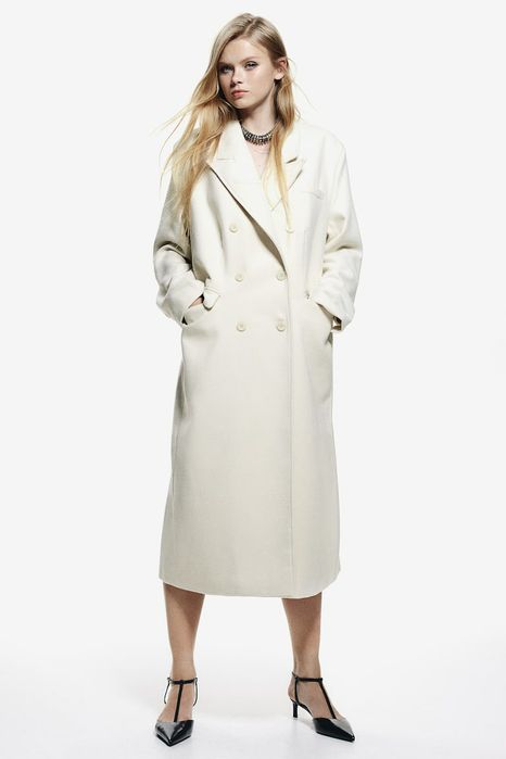 Двуредно палто H&M