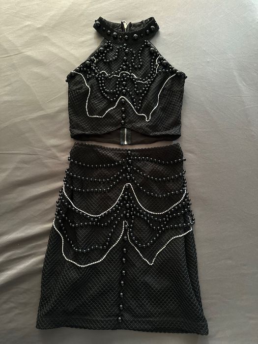 Луксозен сет с перли и камъни