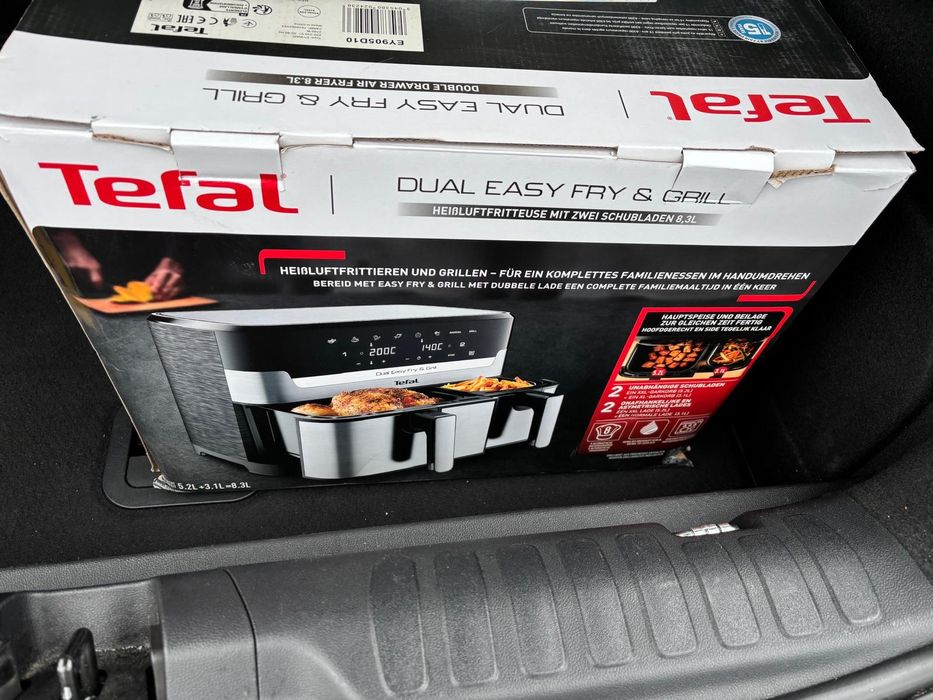 Dual easy fry & grill