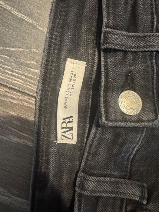 Blugi zara negri slim fitt