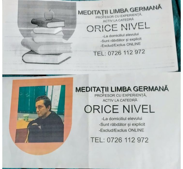 Meditatii la lb germana orice nivel