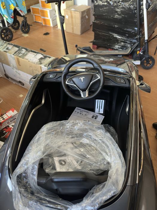 Tesla Model S electrică pentru copii – NOUĂ – Model Premium