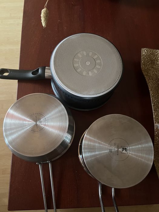 Cratita tefal noua, 2 cratite inox o singura utilizare