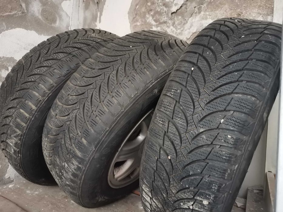 3 JANTE aliaj 5x100 R15 VW/Skoda/Audi + 3 Anvelope Nexen Mixte 15 inch