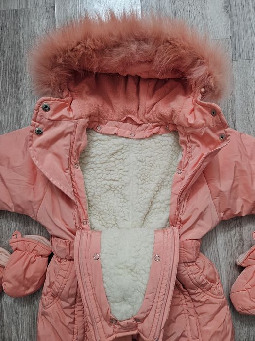 Комбинезон  зимний на девочку 80р.