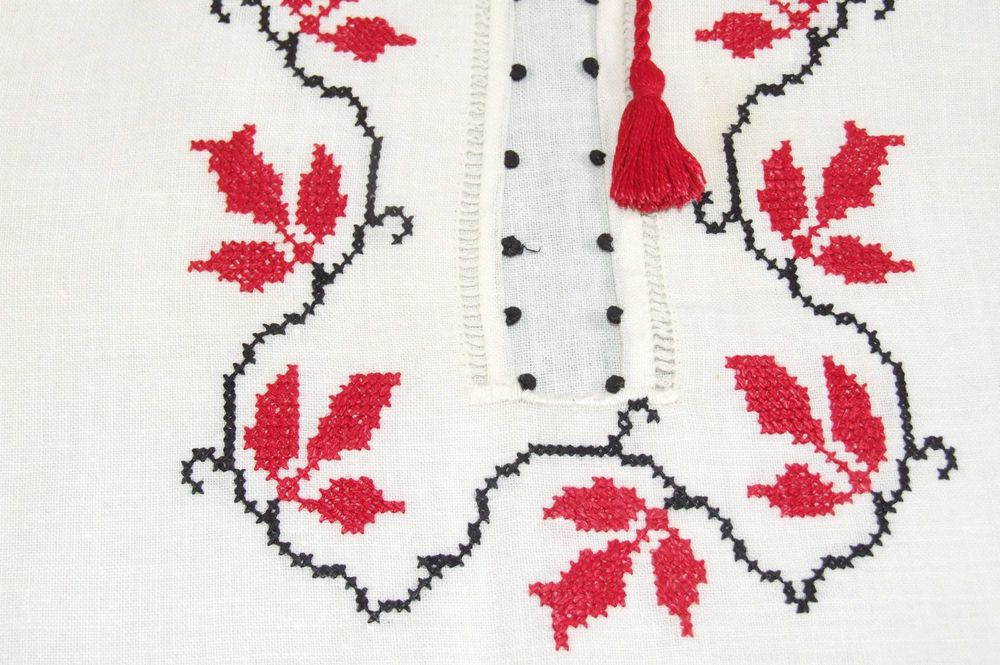 Camasa traditionala (ie) mas. 42, panza bumbac tesuta la razboi