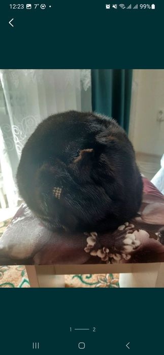 Норковая шапка. Натуральный мех