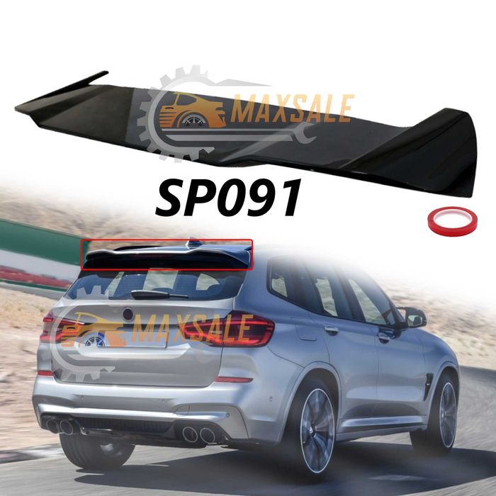 Спойлер BMW X3 G01 (2018+), черен гланц  Нови спорт м техник