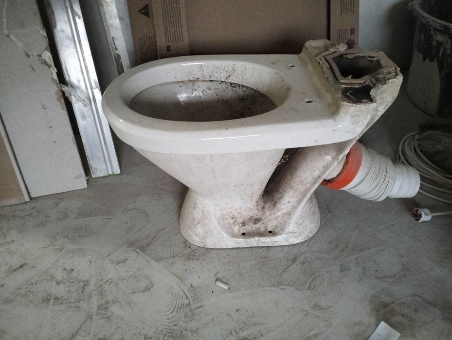 Строительный унитаз без бочка