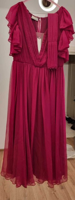 Rochie matase naturala cununie civila/ocazie