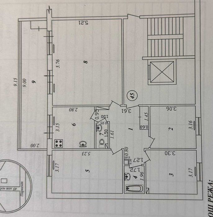 Срочно продается 5 комнатная квартира в Тузель-1 Яшнабадский район