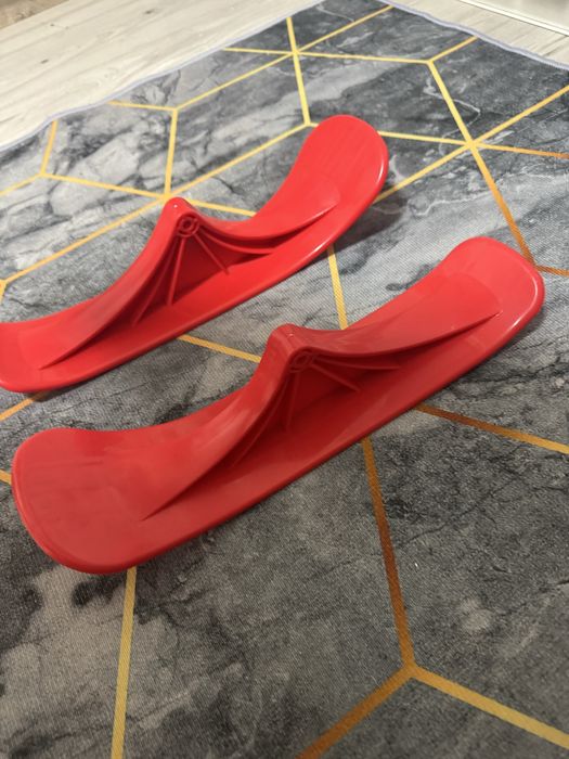 Лыжи на трюковой самокат