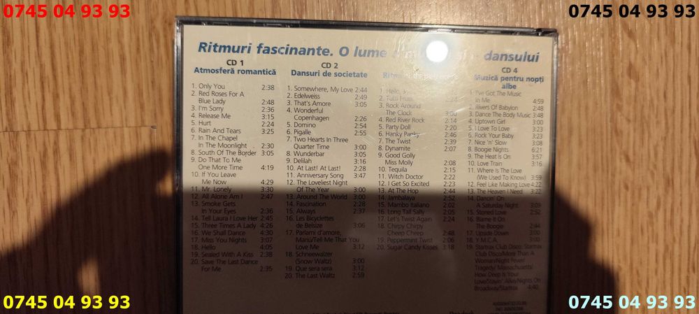 muzica cantece ritmuri fascinante o lume a muzicii si a dansului 4CD