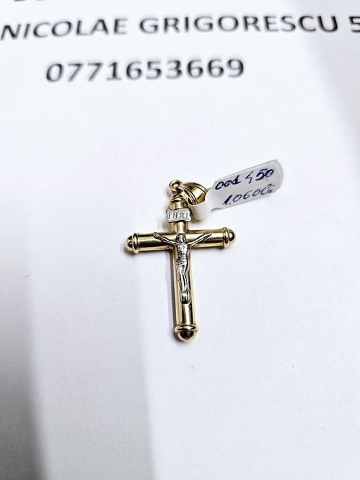 Vand cruce din aur 14 k 2.2 g cod 450