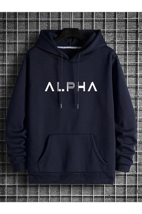 Hoodie barbati bleumarin, marimea L