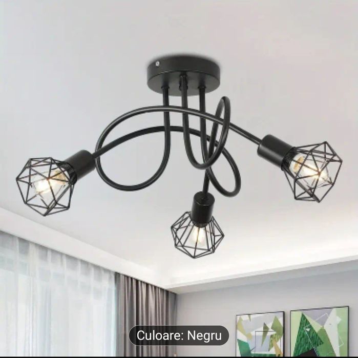 Lustră candelabru plafonieră metalică