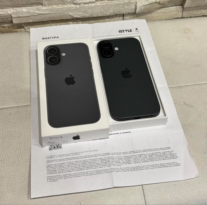 ^100% БАТЕРИЯ КАТО НОВ Iphone 17 Black 256GB 24м. ГАРАНЦИЯ