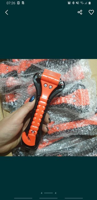 Молоток аварий С ЛЕЗВИЕМ