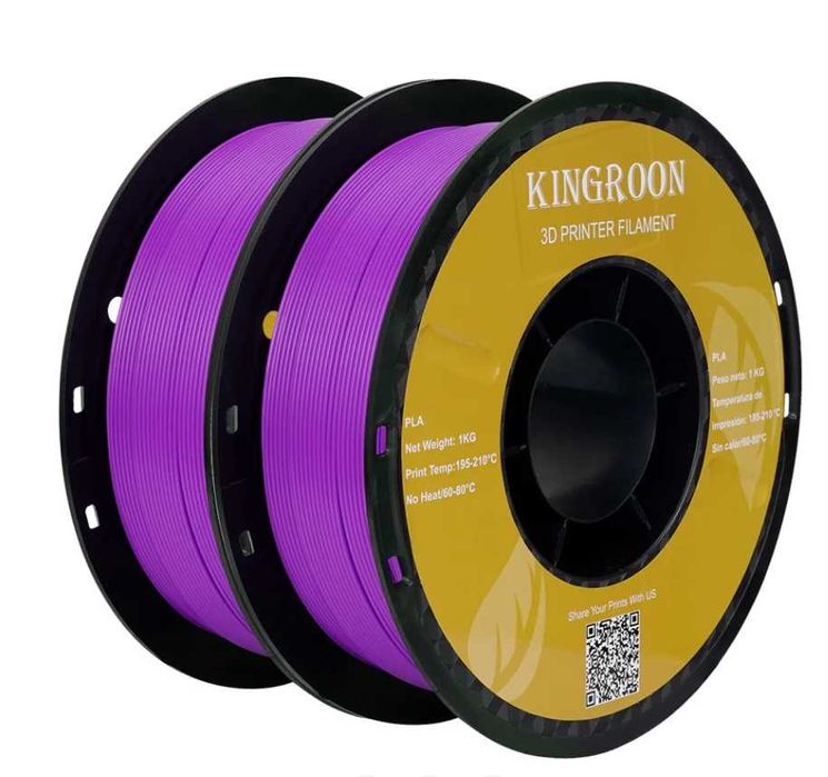 Нишка KINGROON за 3Д принтер. Филамент Filament PLA (лилав)