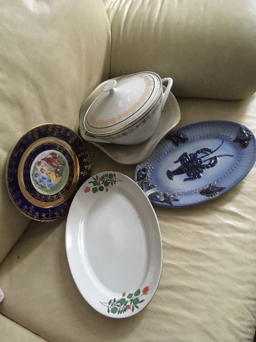 чаши,чинии Weimar,Satcuma, и дървен сервиз..
