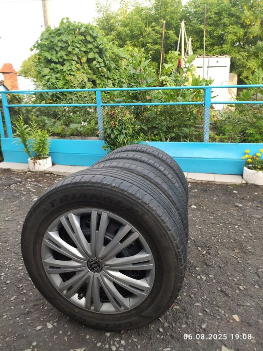 Шины с дисками и колпаками