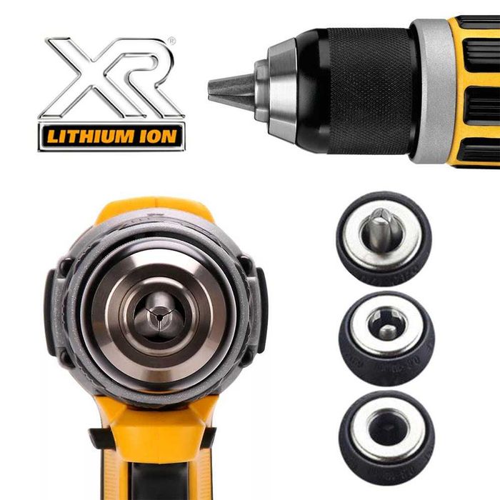 Безчетков Ударен Винтоверт 36 волта с Метална Глава с две батерии