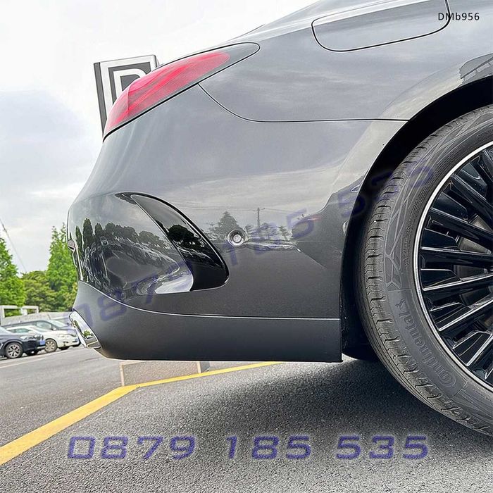 Сплитер добавки за задна броня Mercedes CLE C236 2023+, черен гланц -DMb956 тунинг добавка спойлери задни мерцедес цле