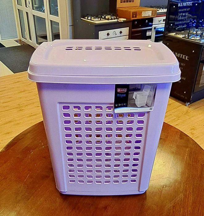 Корзина для белья с крышкой