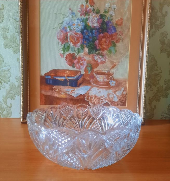 Хрустальная салатница