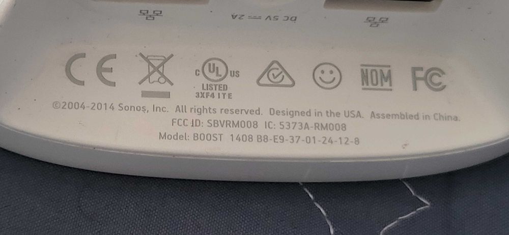 Sonos Boost Wireless extender , WiFi, Alb