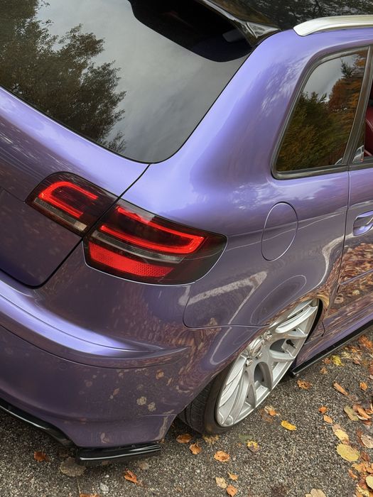 Stopuri Audi A3 8P Facelift ORIGINALE dark cherry