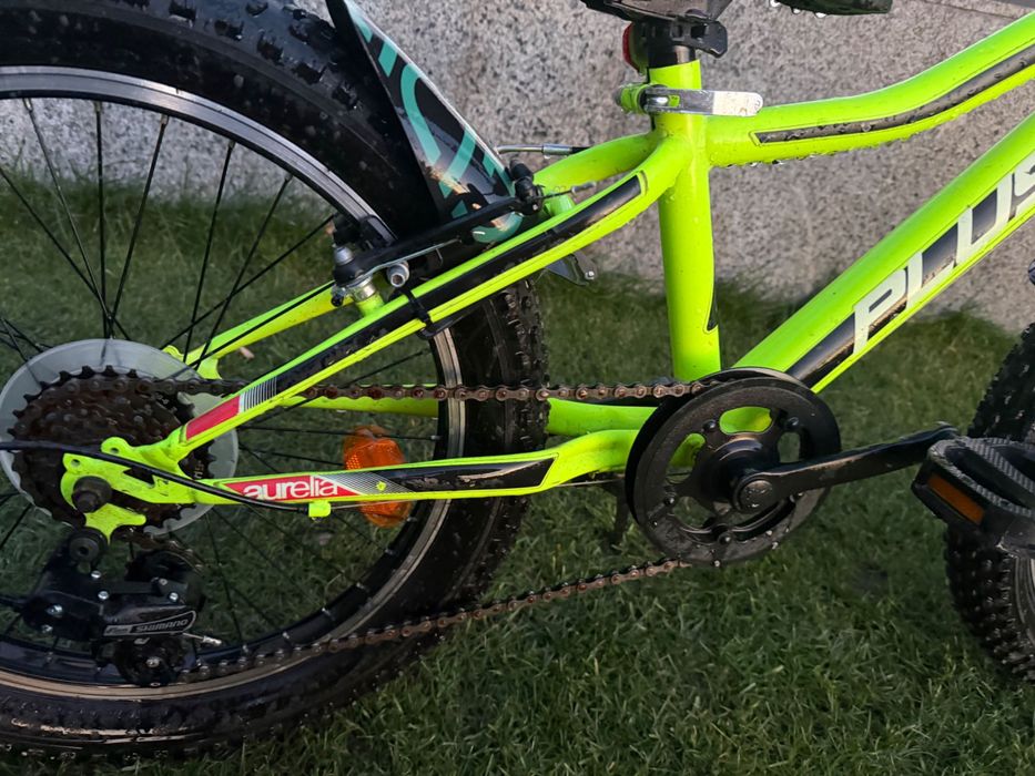 Bicicletă copii Aurelia Plus 20", 6 viteze Shimano, cauciucuri late