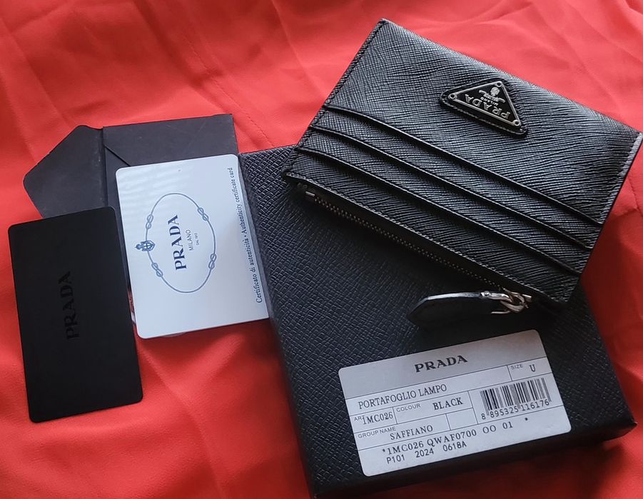 Prada унисекс ,картхолдър ,ново,портмоне