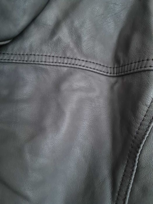 Bomber/Geaca piele cu gluga WAREHOUSE marime 38