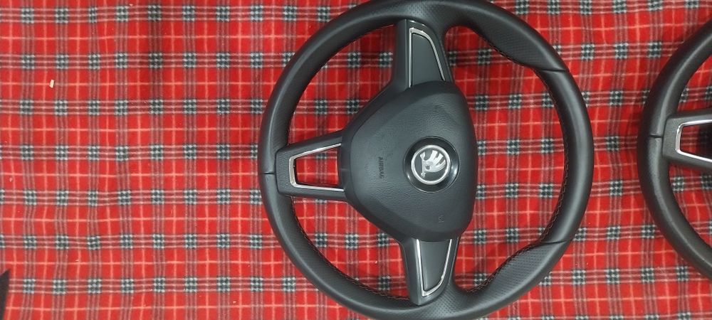 Volan skoda Octavia,Fabia, piele perforata