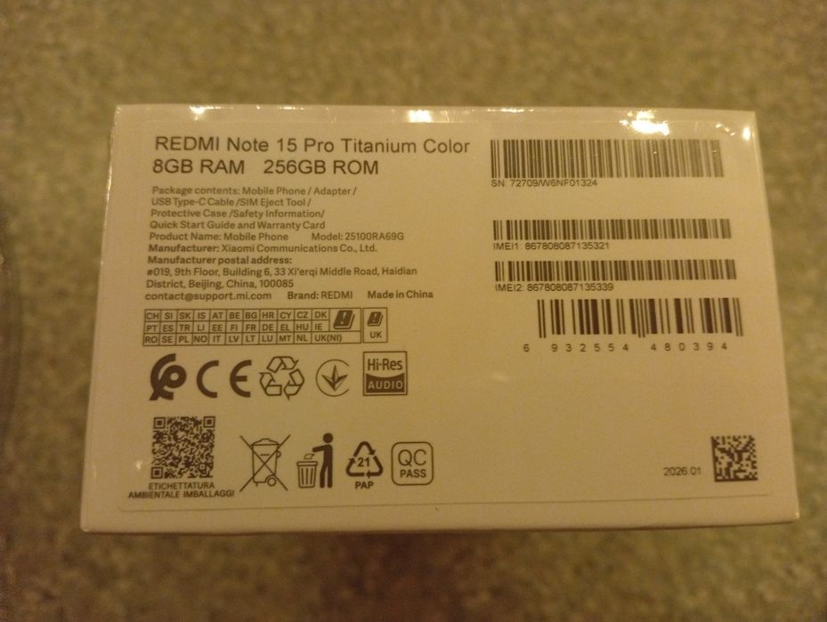 Редми нот 15 про новый