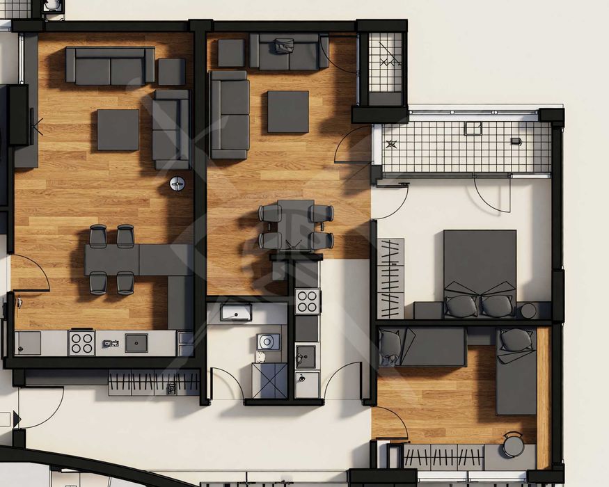 Продава се Тристаен апартамент в Бургас, Братя Миладинови - 99 кв.м за 2829 €/кв.м - Снимка #7